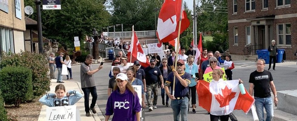 200 protest sex ed curriculum content in Chatham