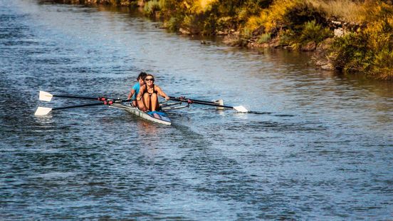 A round rowing course in the Rijnenburg polder It is