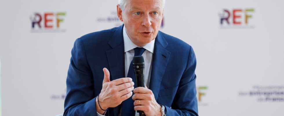 Bruno Le Maire wants Total to extend the cap on