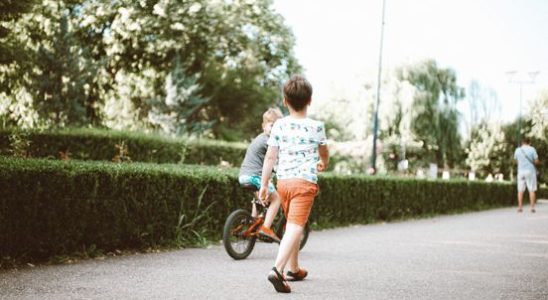 Checking bicycles and watching out for blind spots a full