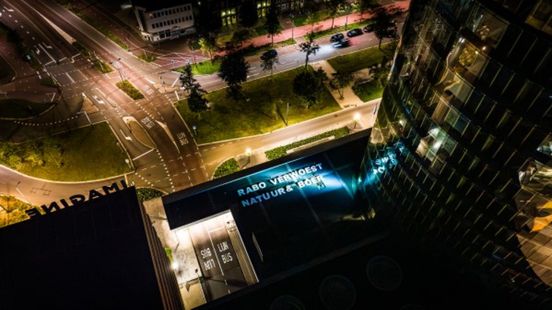 Climate activists take action at Rabobank Utrecht Rabo destroys nature