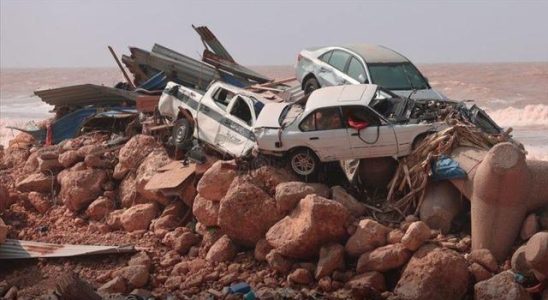 Flood tragedy in Libya The city was officially divided into