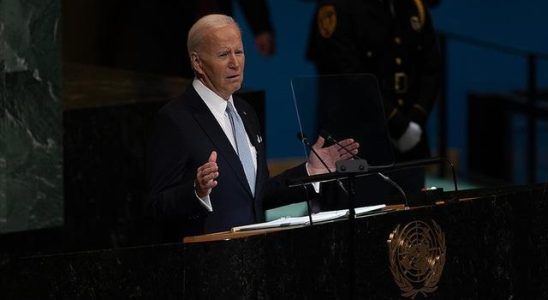 Harsh rhetoric about Russia from US President Biden The only