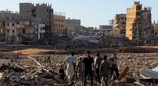 Help begins to arrive in the devastated town of Derna