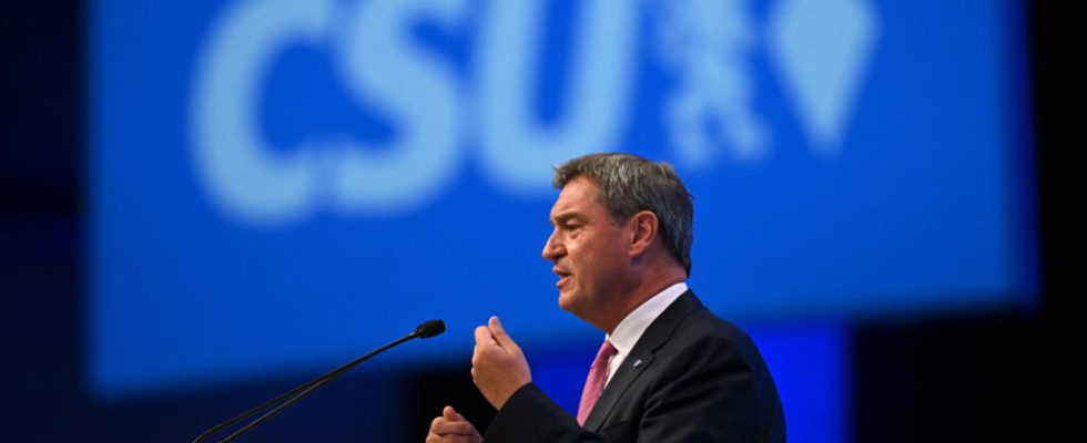 Markus Soder largely re elected as head of the CSU before