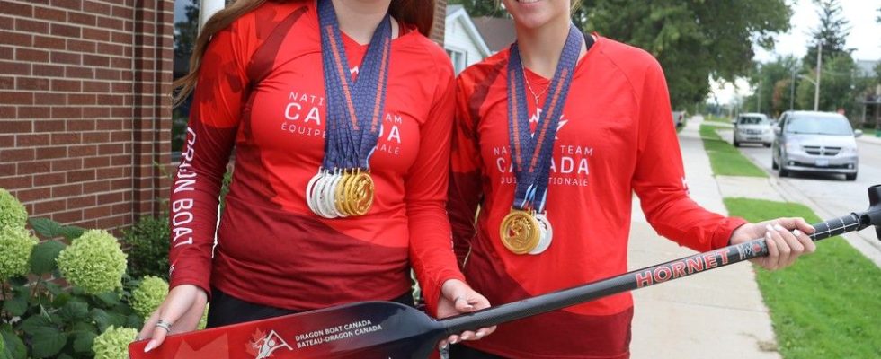 Plympton Wyoming honors world junior dragon boat medallists