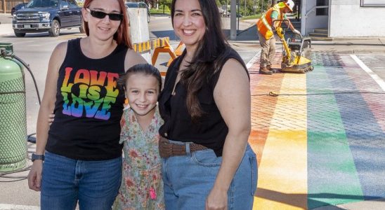 Rainbow crosswalk installed on Main Street in Port Dover