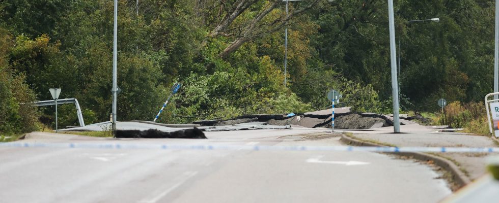 Trafikverket after the landslide Dont take chances