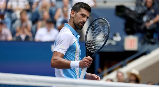 US Open 2023 Djokovic all smiles two happy Blues Live