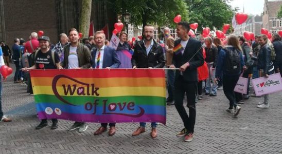 Walk of Love back and started in Utrechtse Ondiep where