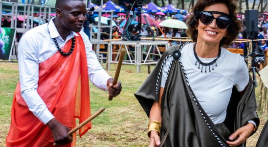 annual christening ceremony for baby gorillas