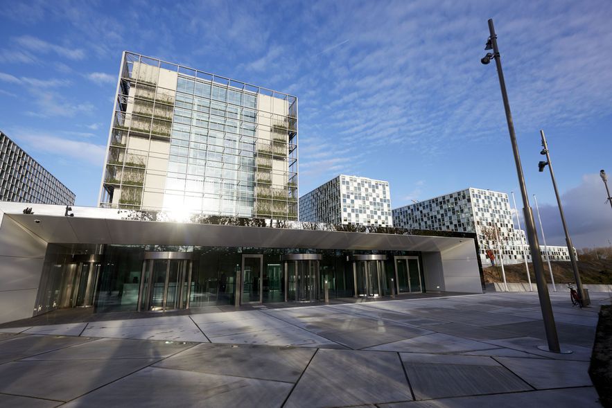 The headquarters of the International Criminal Court, November 23, 2015 in The Hague