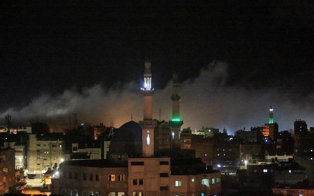 BREAKING NEWS Attacks on Gaza continued throughout the night