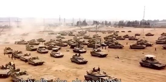 BREAKING NEWS Hundreds of tanks lined up Israels Gaza operation