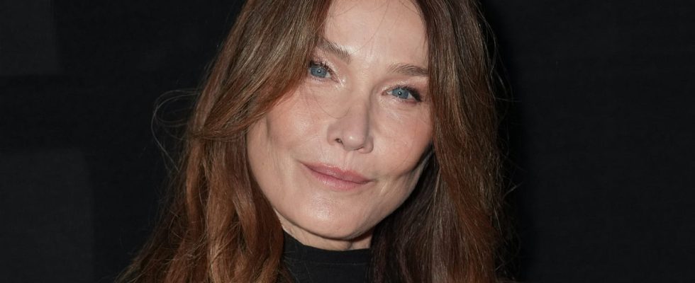 Carla Bruni shares a photo of herself at the age