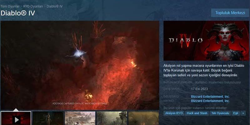 Diablo 4 Arrives on Steam Store