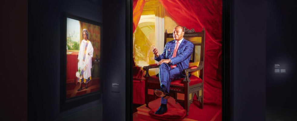 Exhibition at Quai Branly Kehinde Wiley painter of African presidents