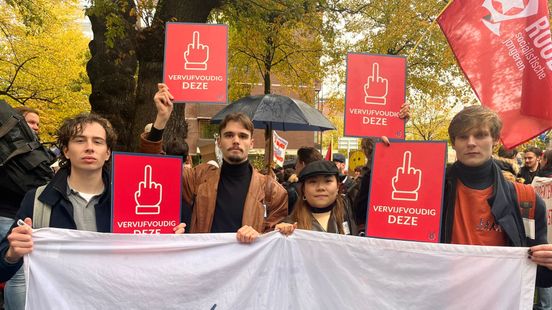 Fierce protest against interest rate increase in student debt It