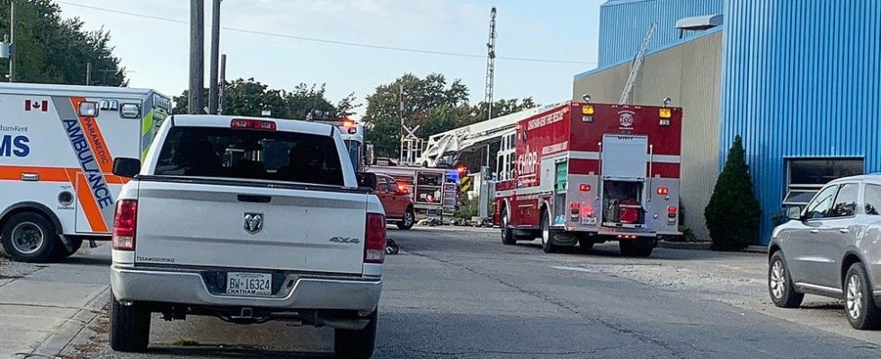 Firefighters battle stack fire at MSSC plant in Chatham