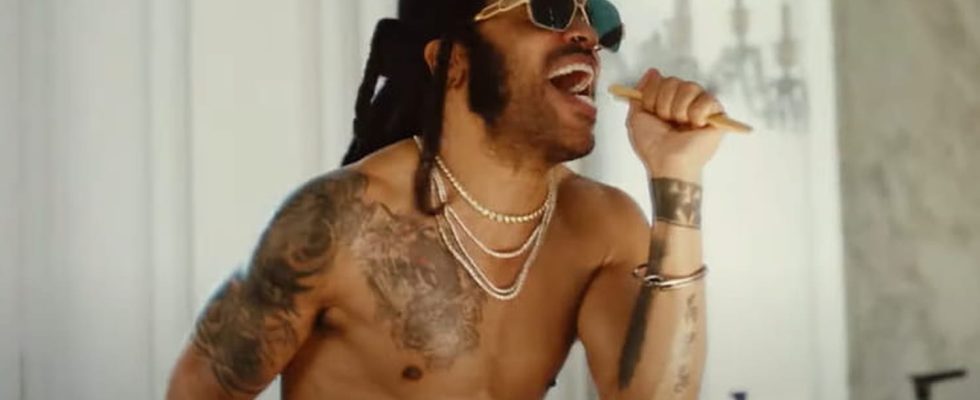 Lenny Kravitz gets naked in new music video and announces