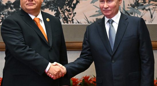 Putin and Orban in conversation in Beijing