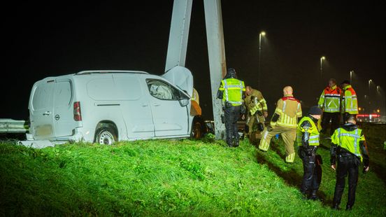 Serious accident on A12 driver taken to hospital