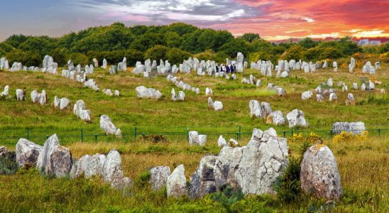 The Menec alignments in Carnac