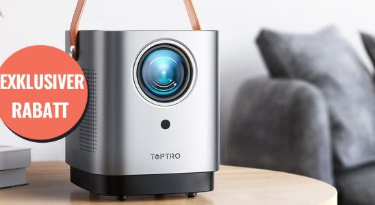 This portable mini projector brings you cinema atmosphere at a