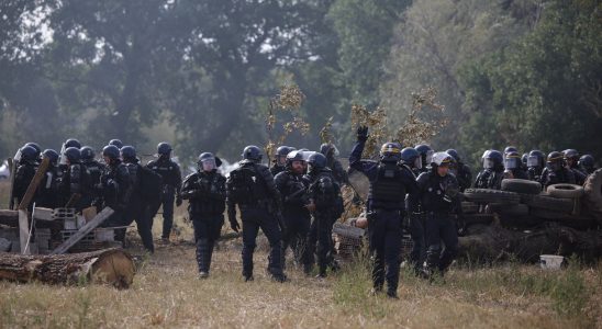 intervention of the gendarmes to evacuate the ZAD of opponents