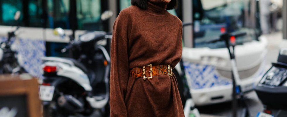 40 look ideas to wear the sweater dress with style