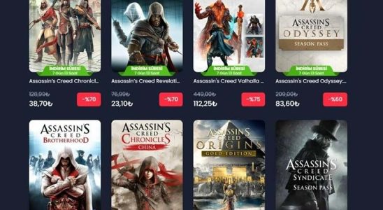 Big Discount on Assassins Creed Games