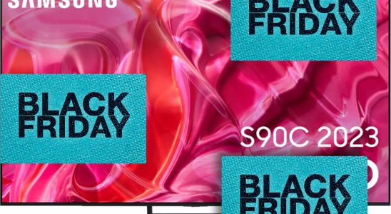 Black Friday on TVs the Samsung 55S90C Oled TV at