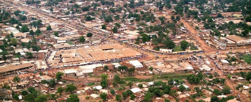 Central African Republic houses destroyed and other material damage in