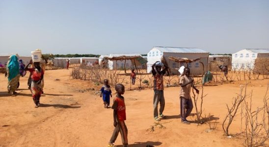 Chad Central African refugees in the Dosseye camp with no