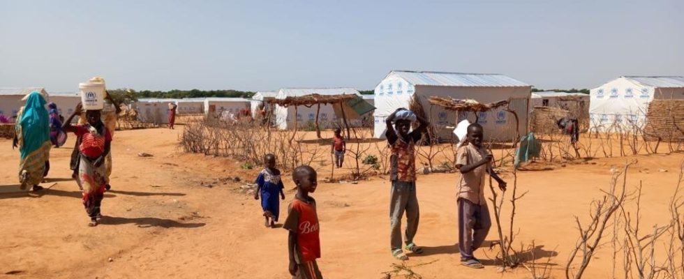 Chad Central African refugees in the Dosseye camp with no