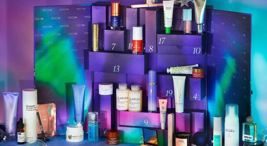 Containing 1100 euros worth of beauty products this advent calendar