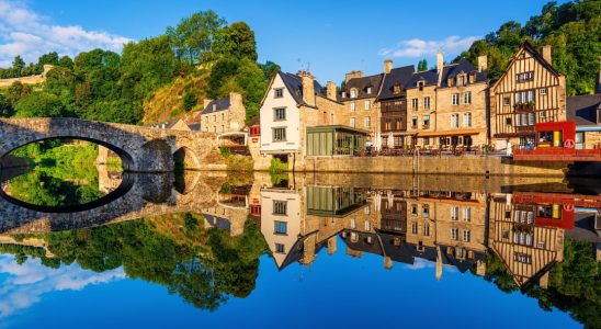 Dinan at the source of the Rance estuary