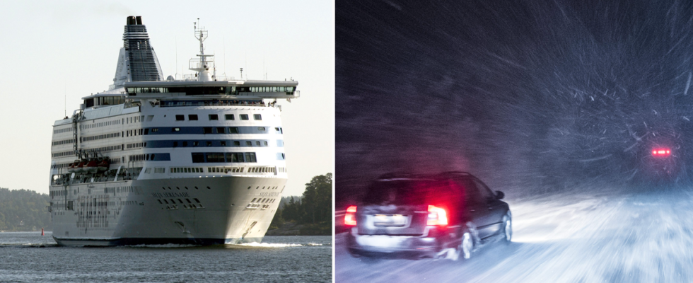 Ferry departures are canceled in Umea