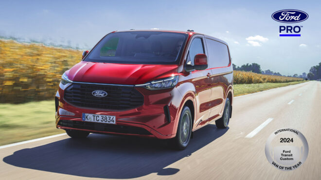 Ford Transit Custom produced in Turkey received an award