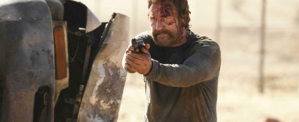 Gerard Butler flees 400 miles through enemy territory in this