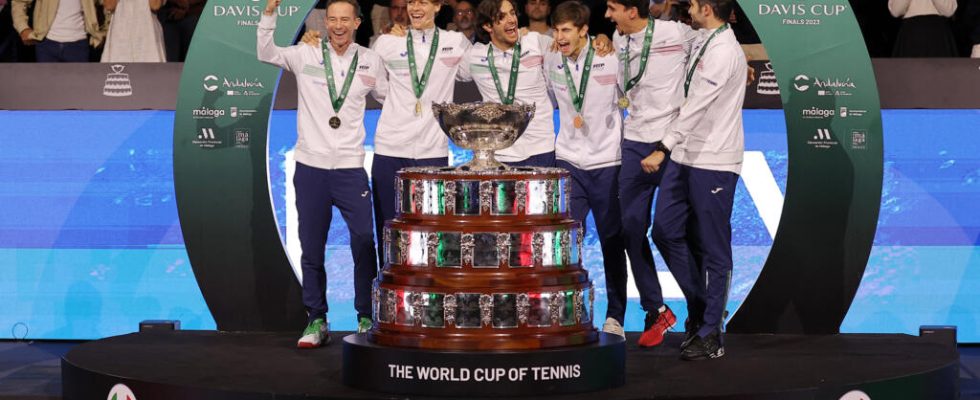 Italy wins the Davis Cup against Australia