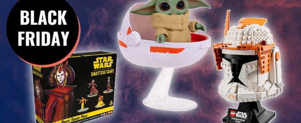 Lightsabers Baby Yoda and Lego are now really cheap for