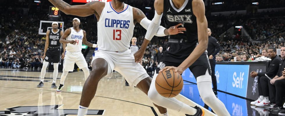 NBA black anger from Popovich Wembanyama in double double images