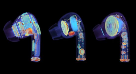 The inside of the original AirPods Pro compared to fakes