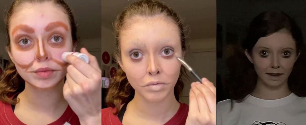 Uncanny valley the scary makeup trend thats freaking out social