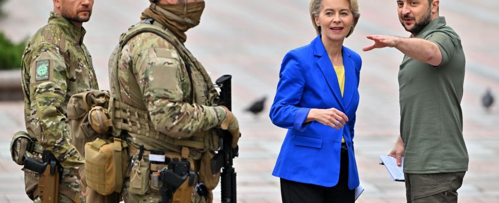 Ursula von der Leyen in kyiv to discuss EU enlargement