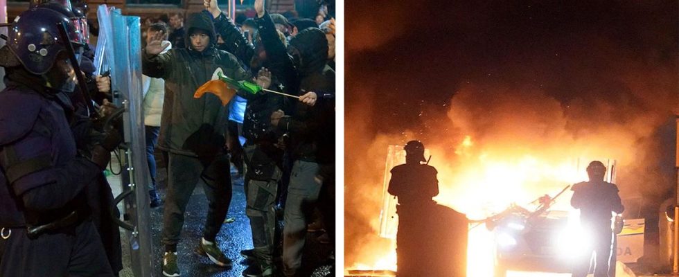 Violent protests in Dublin after the knife attack