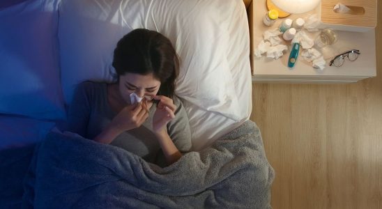 Why do cold symptoms get worse at night The response