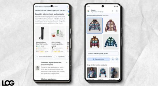 With AI Google search virtual products can now be produced