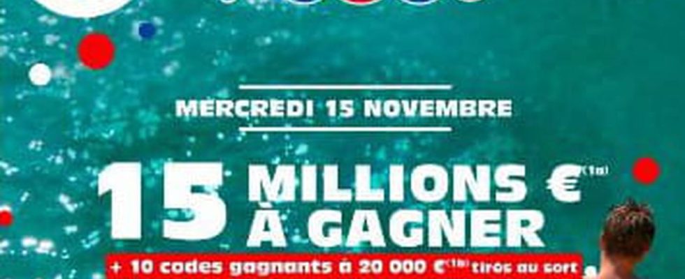 the draw for this Wednesday November 15 2023 EN LIGNE